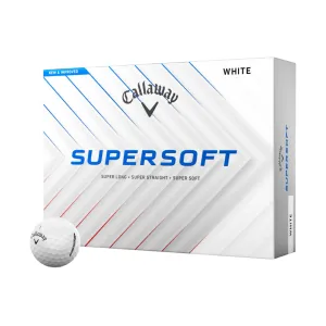 Callaway Supersoft Golf Balls White - One Dozen