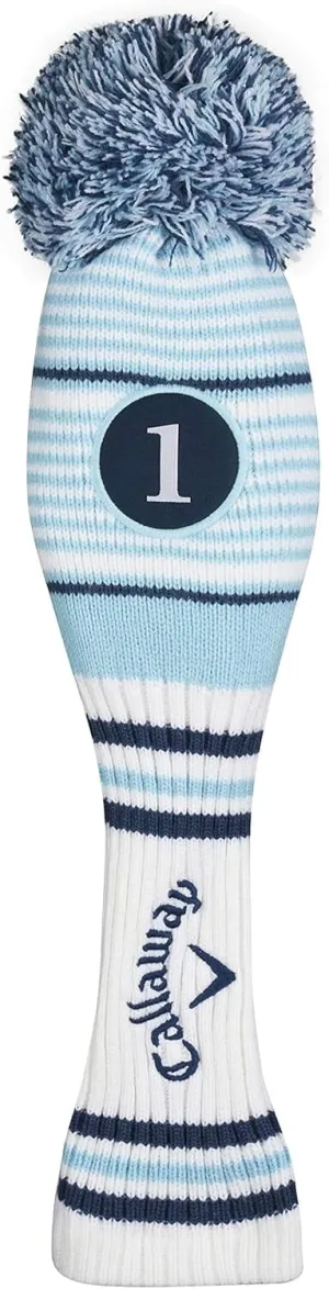 Callaway Vintage Pom Pom Driver Headcover - Blue