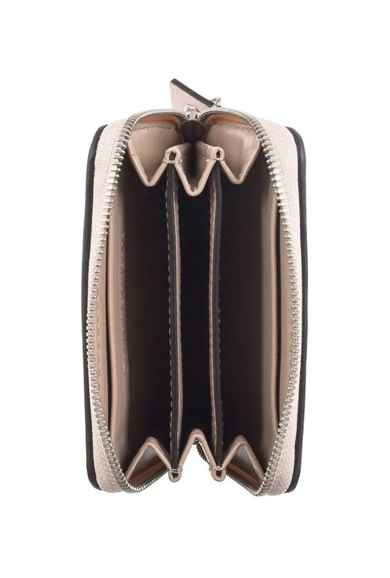 CALVIN KLEIN SCULPTED MED ZIP WALLET