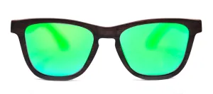 Camber Series / Ebony Wood / Polarized Sunglasses / Green Lenses