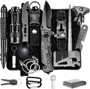 Camping & Survival tools Kit - 16 units in 1 pack