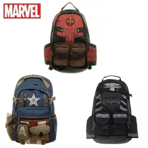 Captain America Batman Backpack For Kids