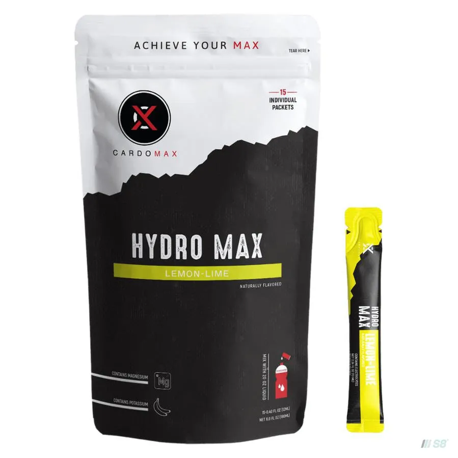 CardoMax Liquid Hydration: Lemon-Lime 15 count