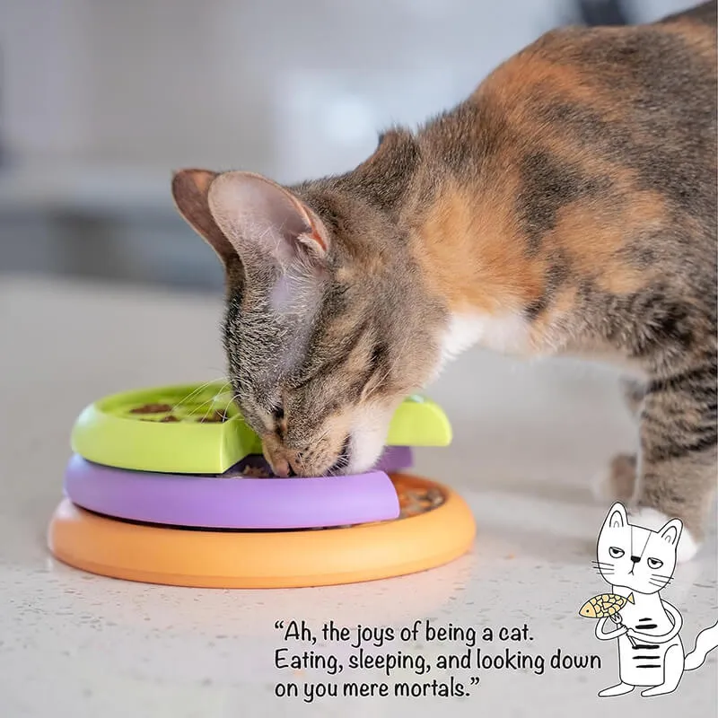 Catstages Kitty Lickin' Layers Puzzle Feeder