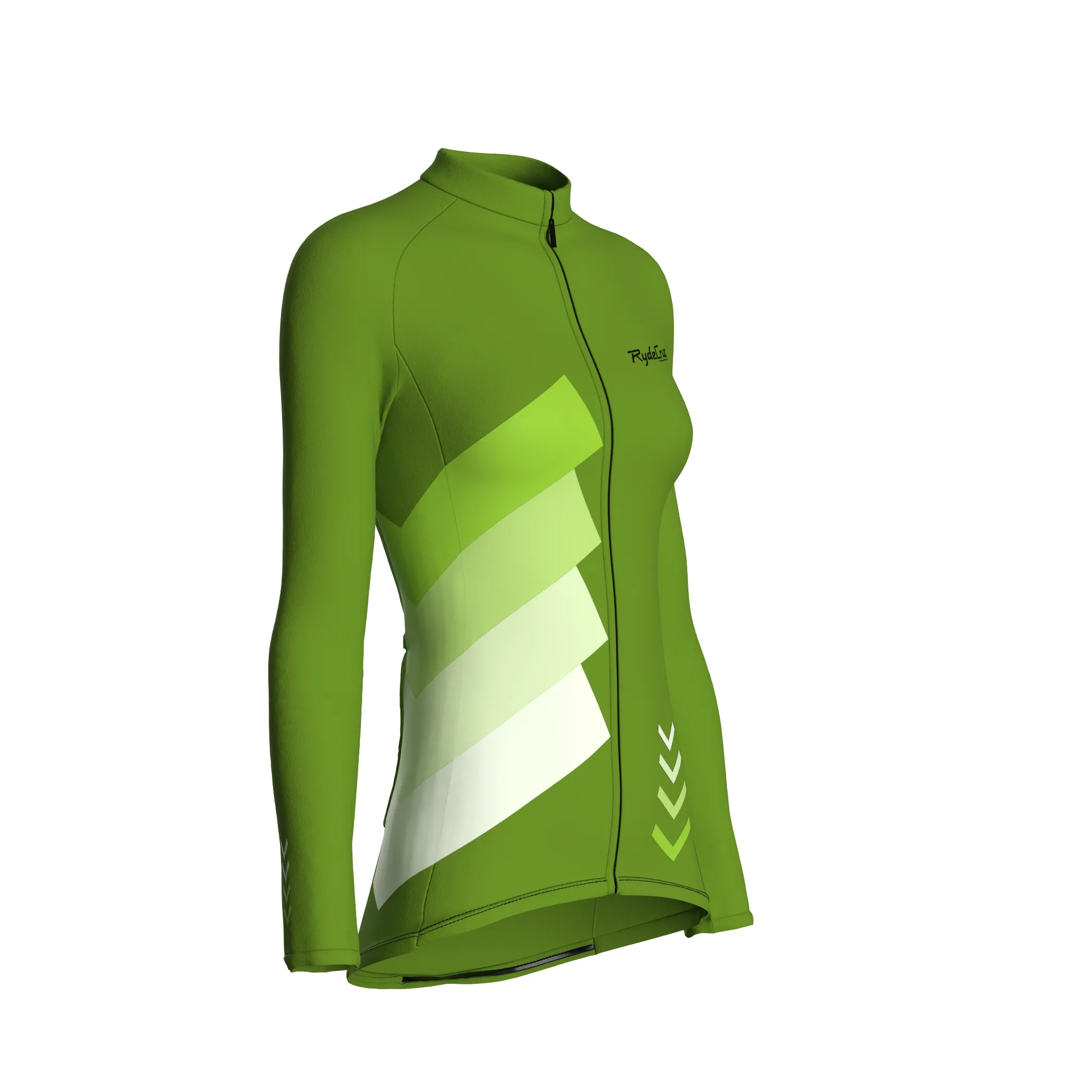 Celestial Grid | Khaki Green Female Long Sleeves Jersey