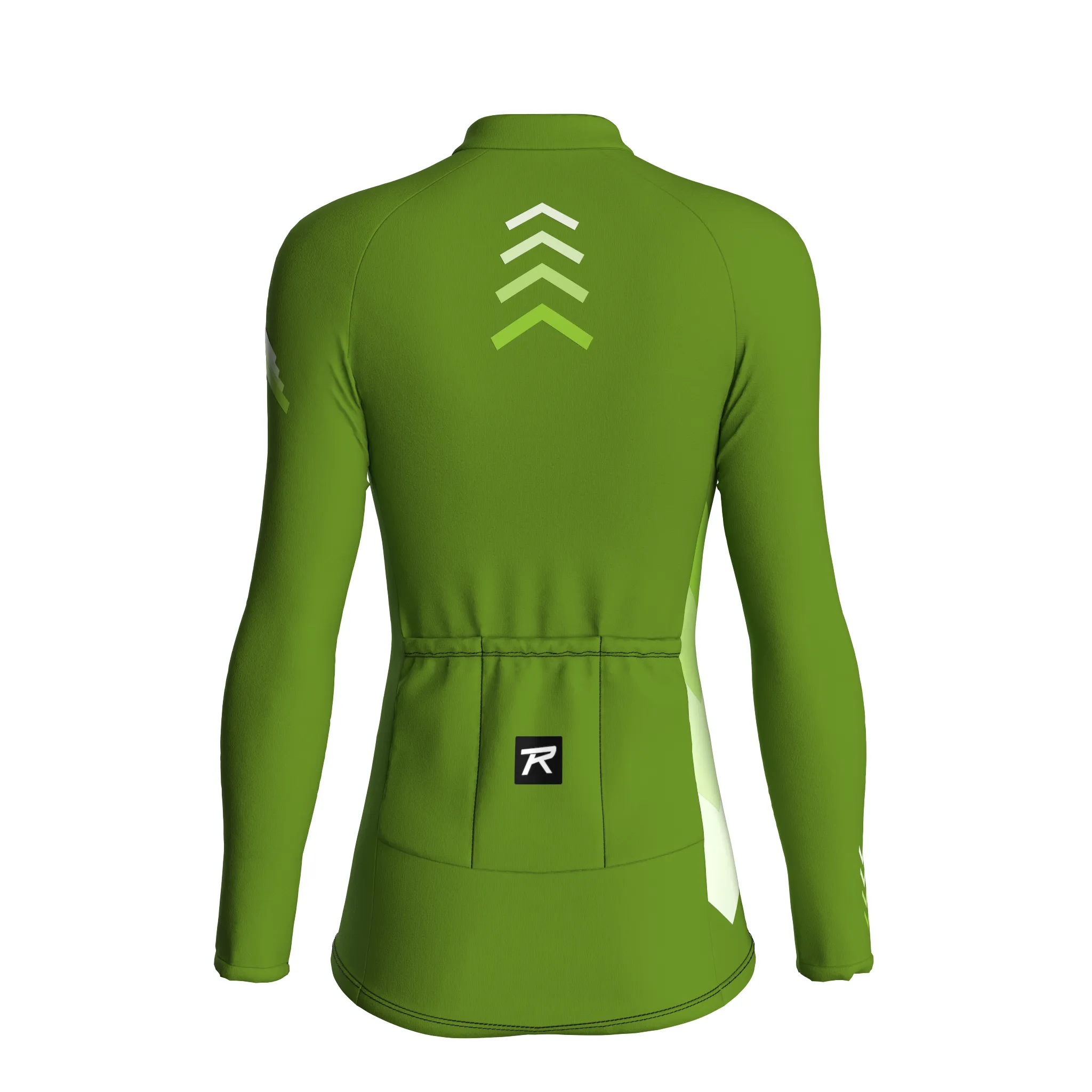 Celestial Grid | Khaki Green Female Long Sleeves Jersey