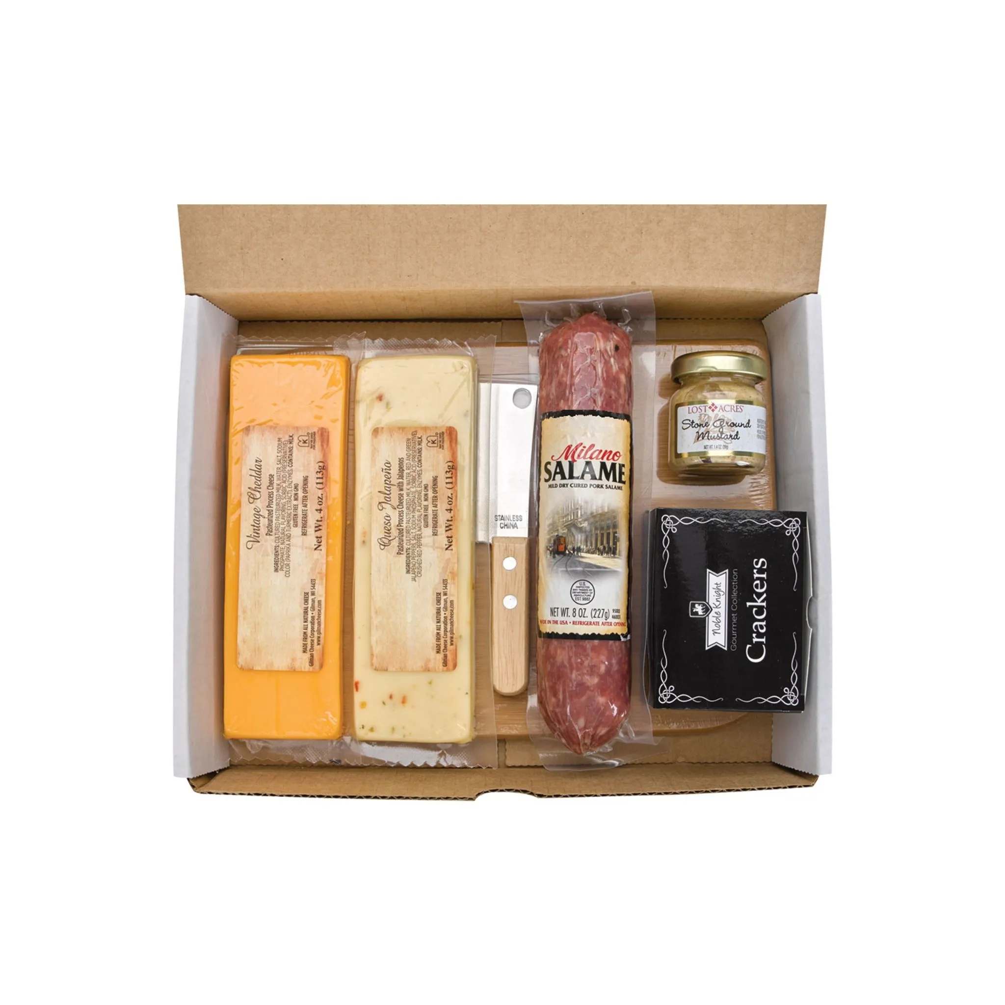 Charcuterie Favorites Board With Meat & Cheese Set - #403253
