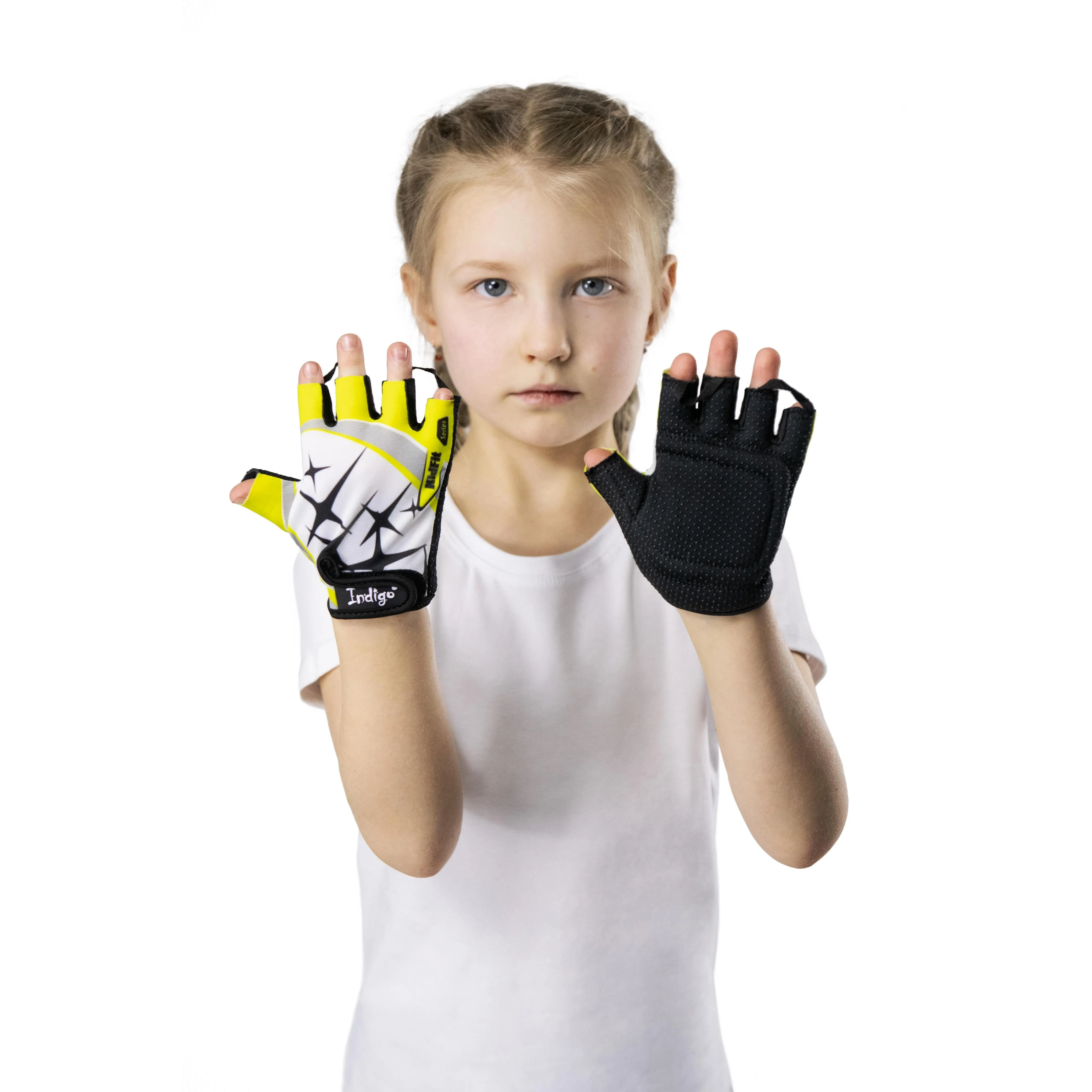 Child Cycling Gloves SPARK Indigo