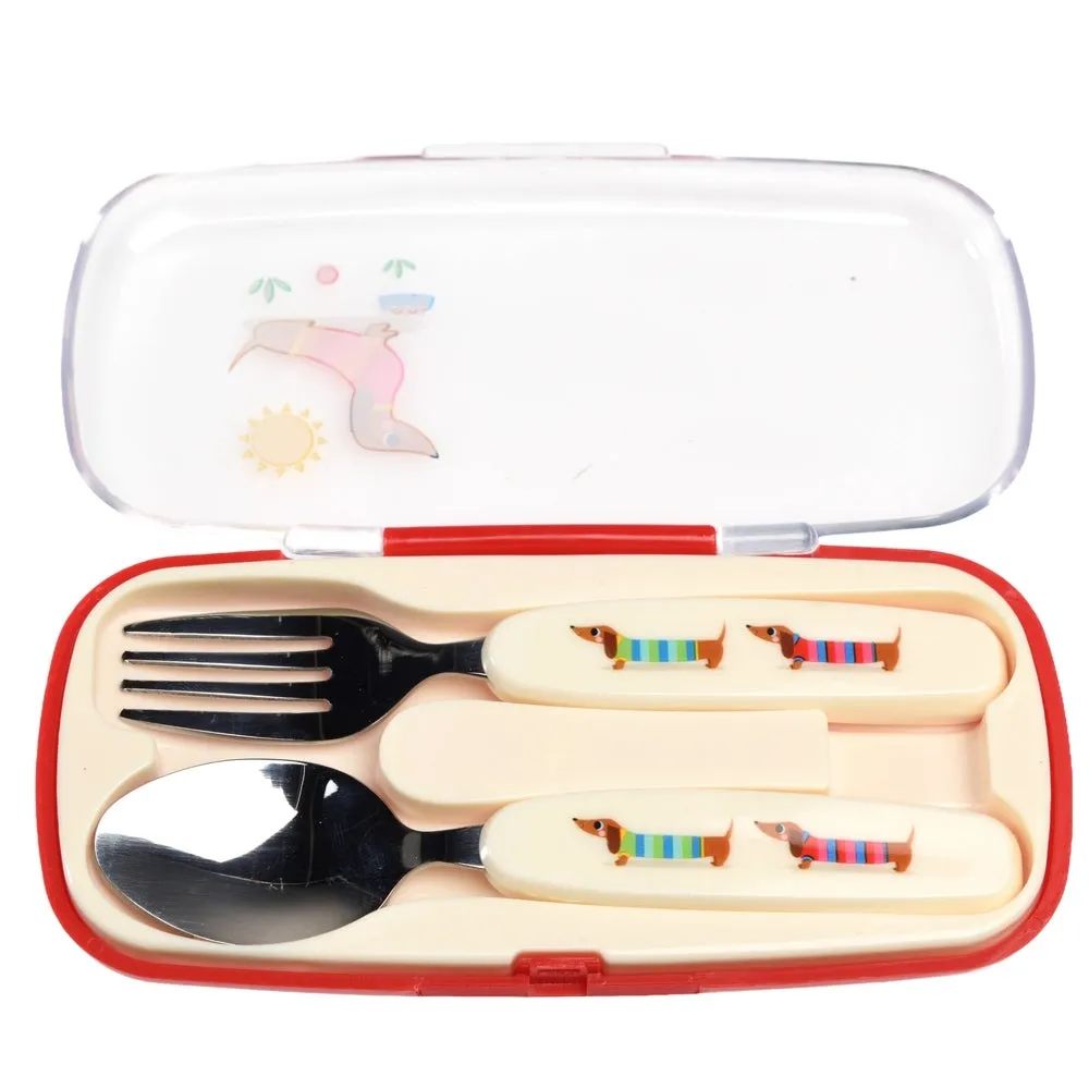 Children's Cutlery Set - Sausage Dog