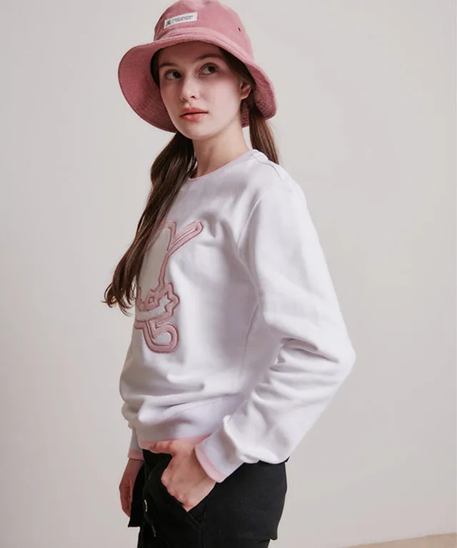 CHUCUCHU Pastel Skull Line Top - White