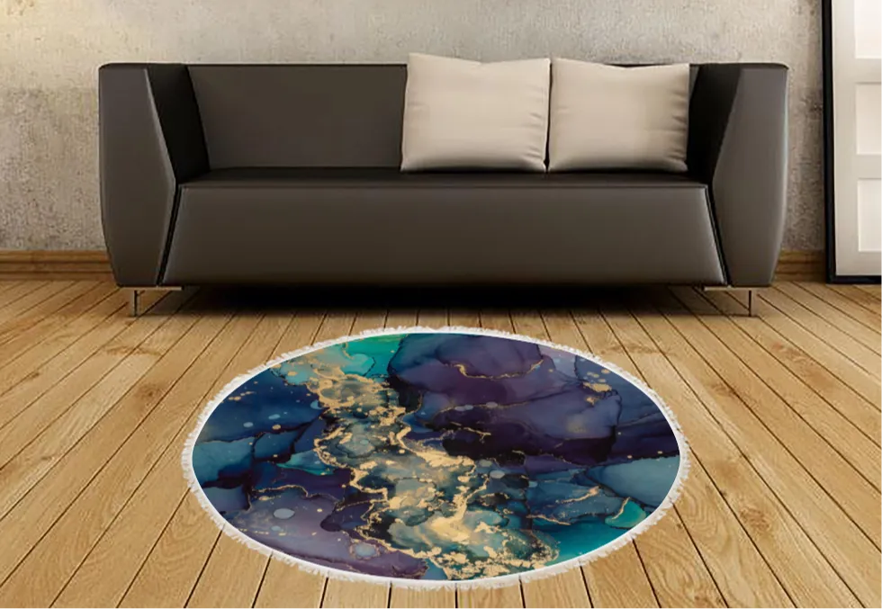 Circular Beach Towel - Ella