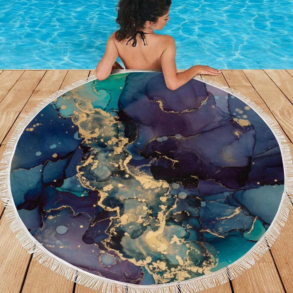 Circular Beach Towel - Ella
