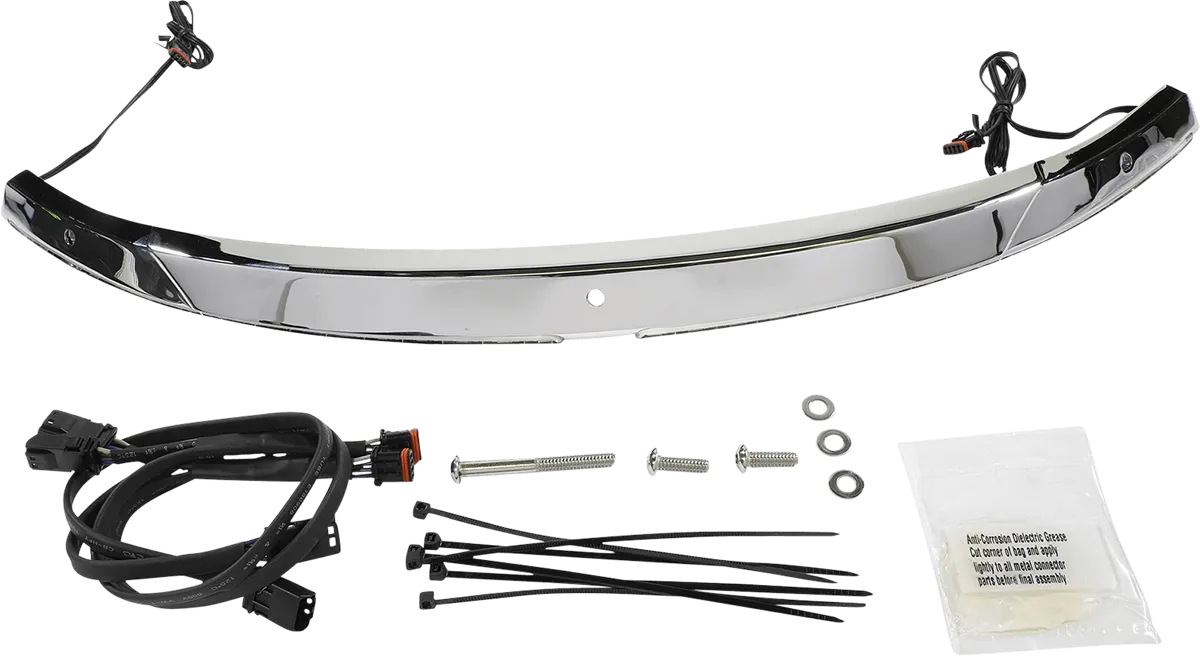Ciro 11000 Windshield Trim - Chrome LED