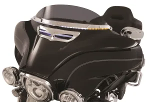Ciro 11000 Windshield Trim - Chrome LED