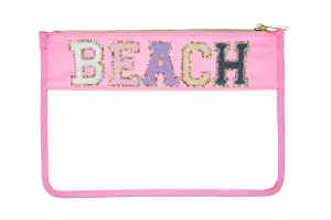 Clear Flat Pouch BEACH
