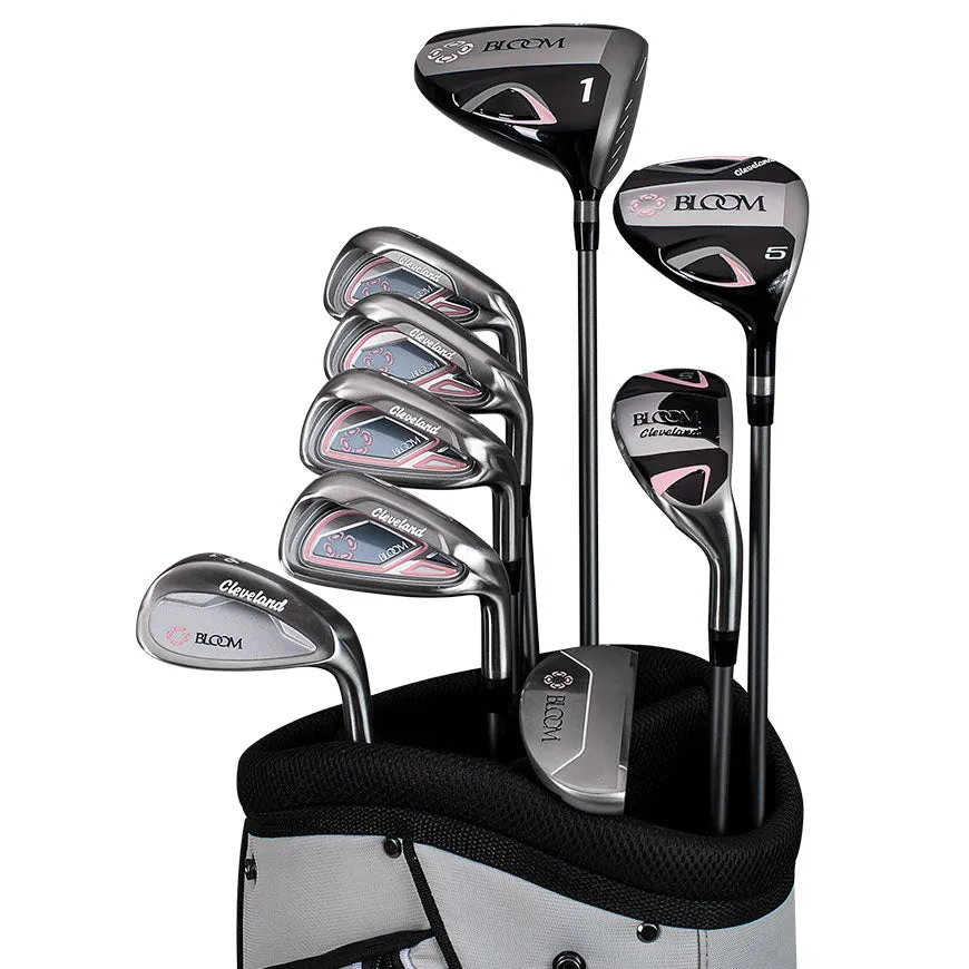 Cleveland Bloom Womens Complete Golf Club Set Pink