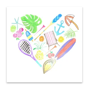 Coastal Love Print from island haus co.