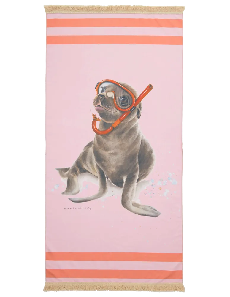 Cover Me Jules Kids  Large Beach Towel