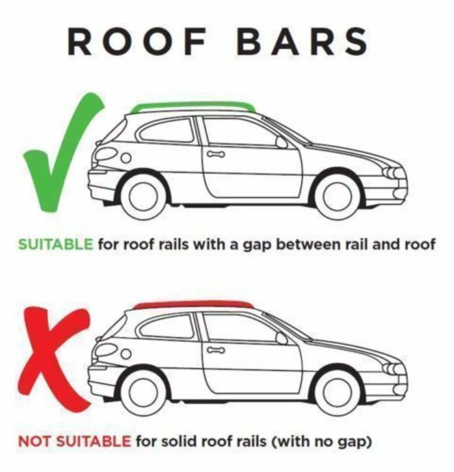 Cross Bars Roof Rack Aluminium Locking Fits Kia Cee'D Estate 2007-2012
