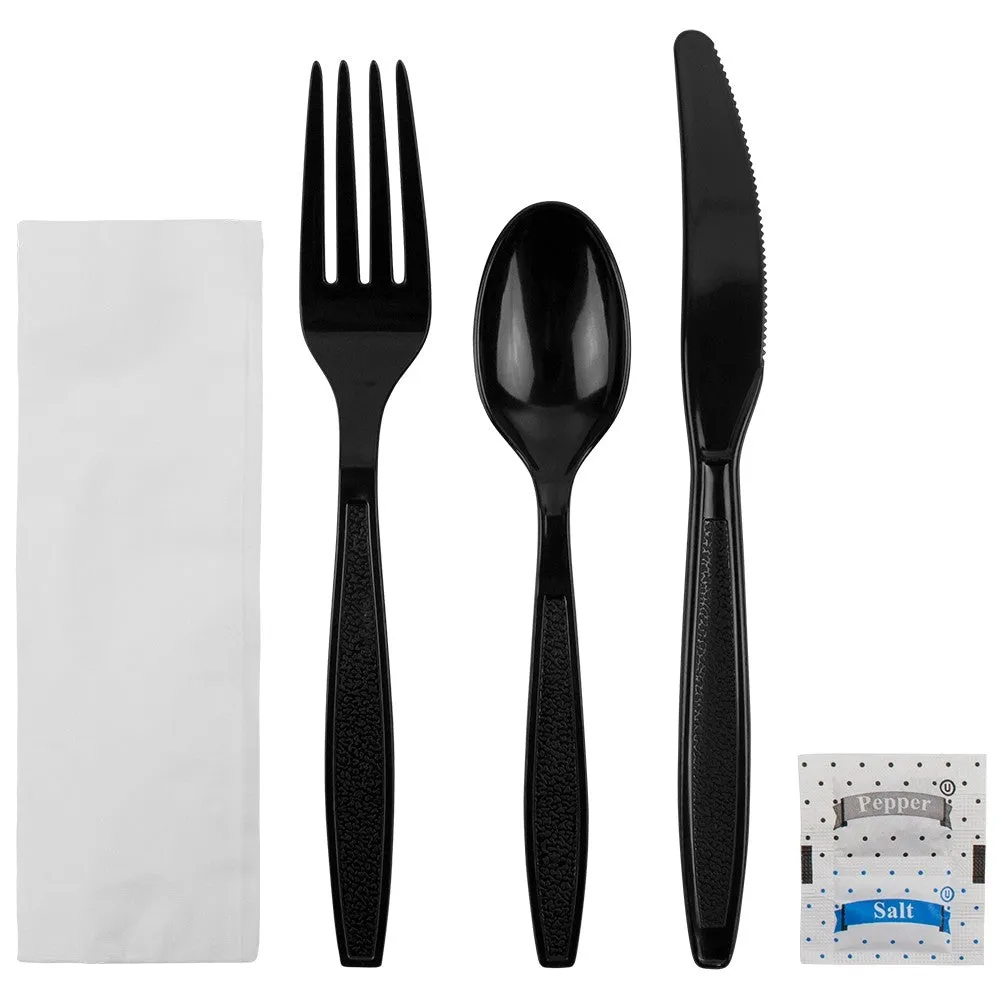 CUTLERY PICNIC PACK BLACK HW KCK-LO-U2203B