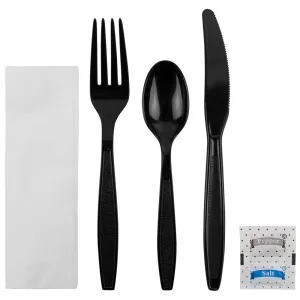 CUTLERY PICNIC PACK BLACK HW KCK-LO-U2203B