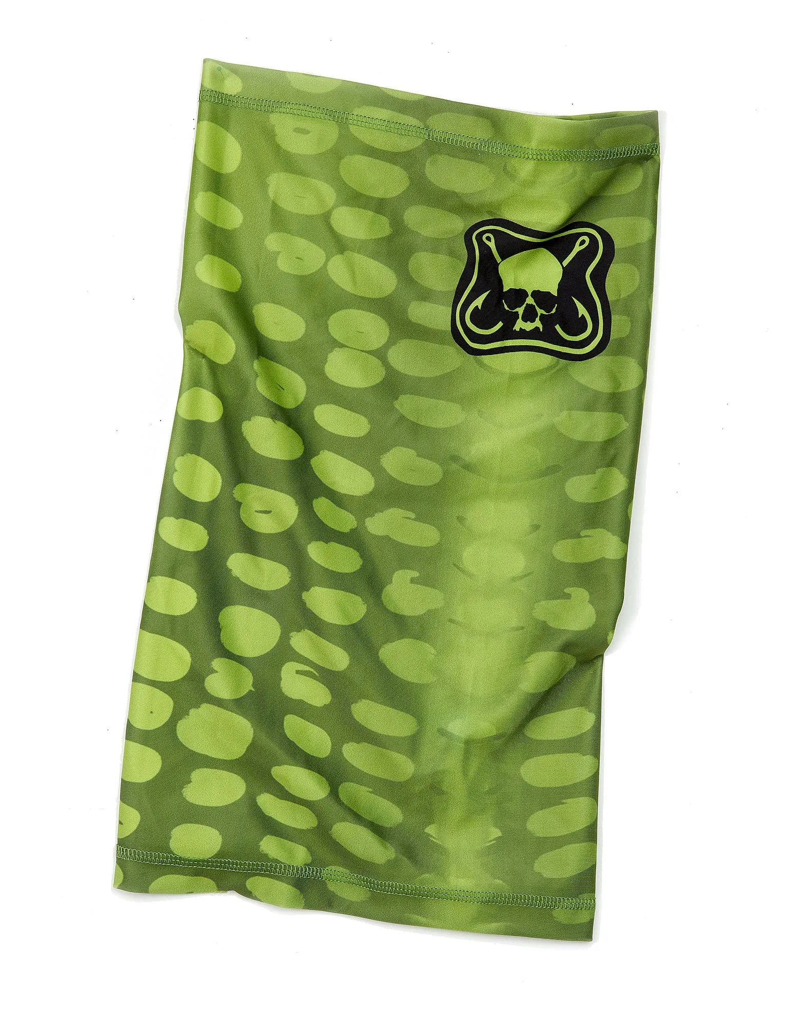 Dead Fish Hook Green Shark Neck Gaiter