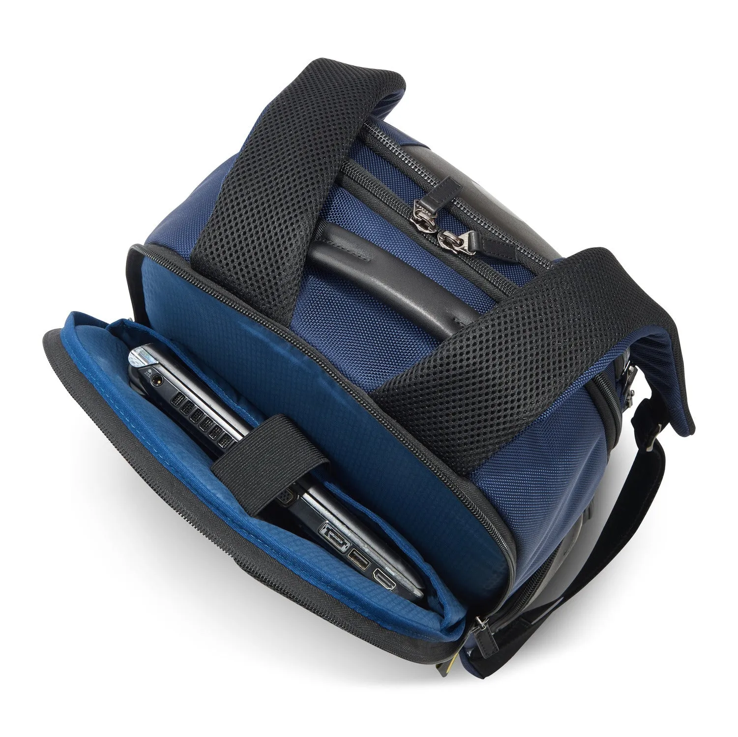 Delsey Wagram Compartment Backpack Laptop  15.6 inch Navy Blue - 00119961002