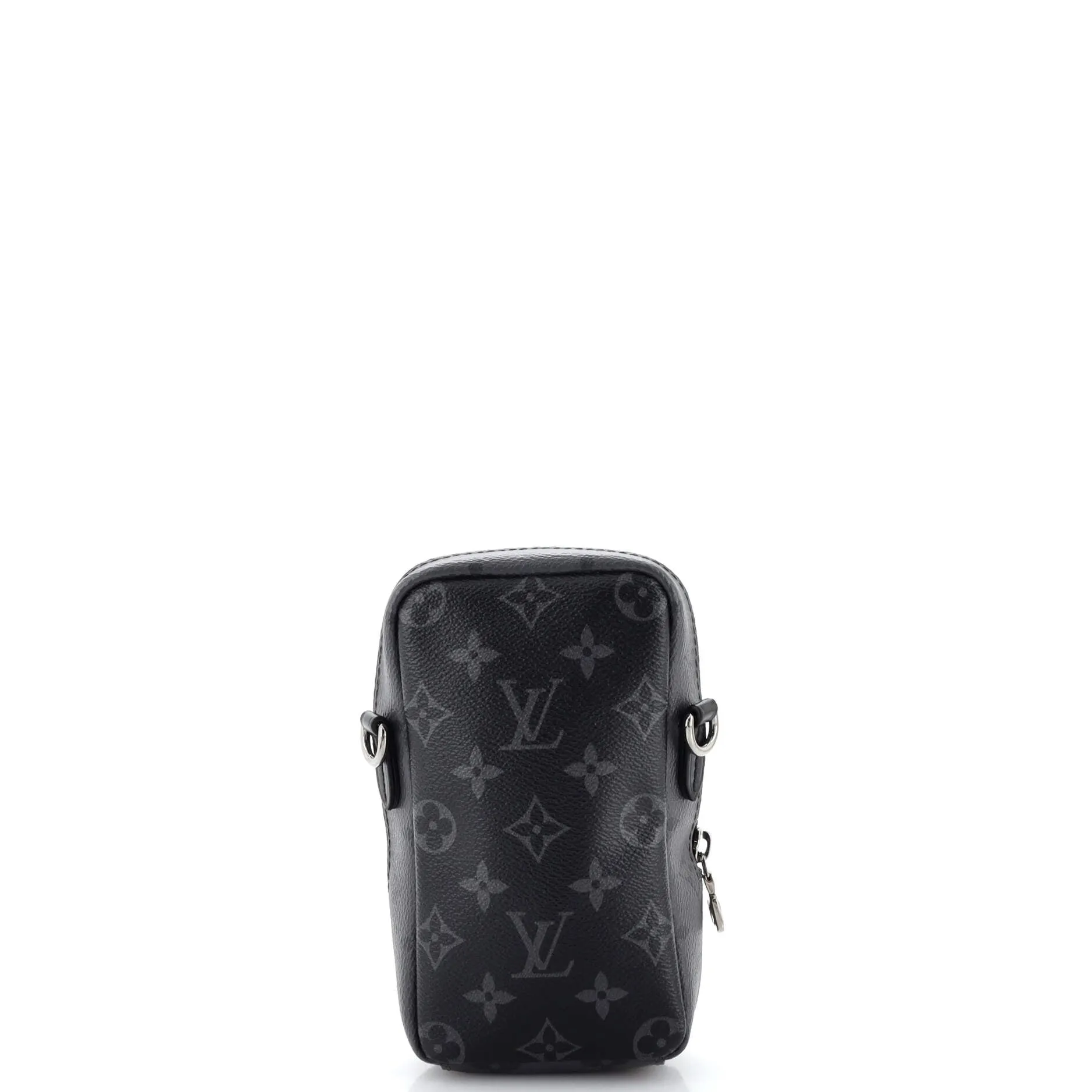 Designer Double Phone Pouch NM Reverse Monogram Eclipse Canvas