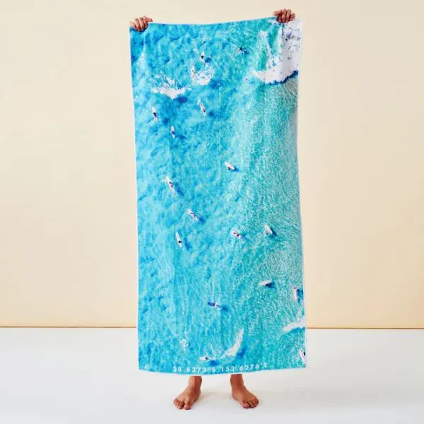DESTINATION LABEL  Longboard Party Beach Towel