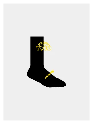 District Taco 7" Sock - BLACK