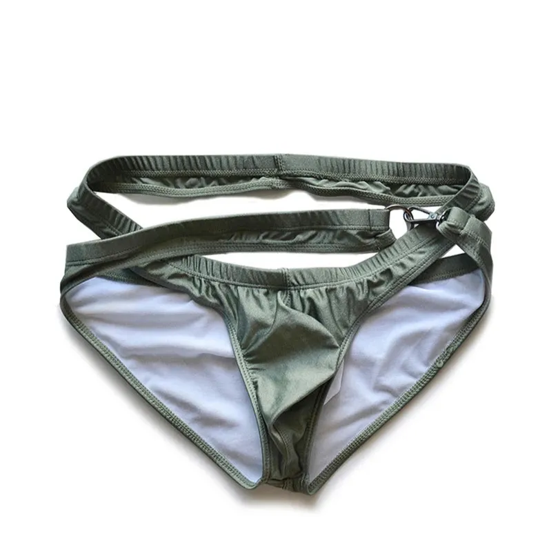 DM Mens Hook & Dive Double-Strap Swim Brief