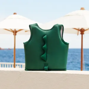Dove Crocodile Spike Neoprene Swim Vest (Garden Green)