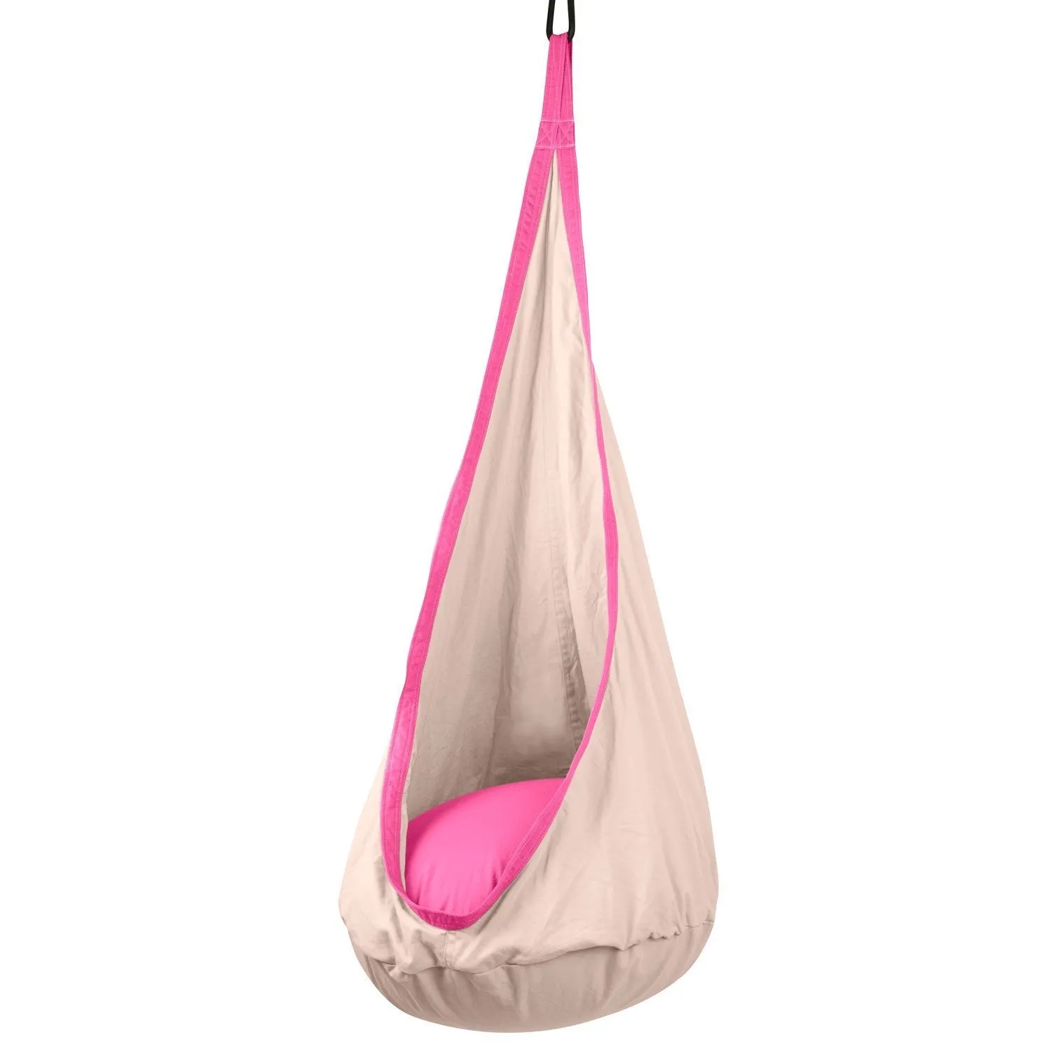 Driftsun Kids Indoor and Outdoor Hammock Pod Package, Green Trim