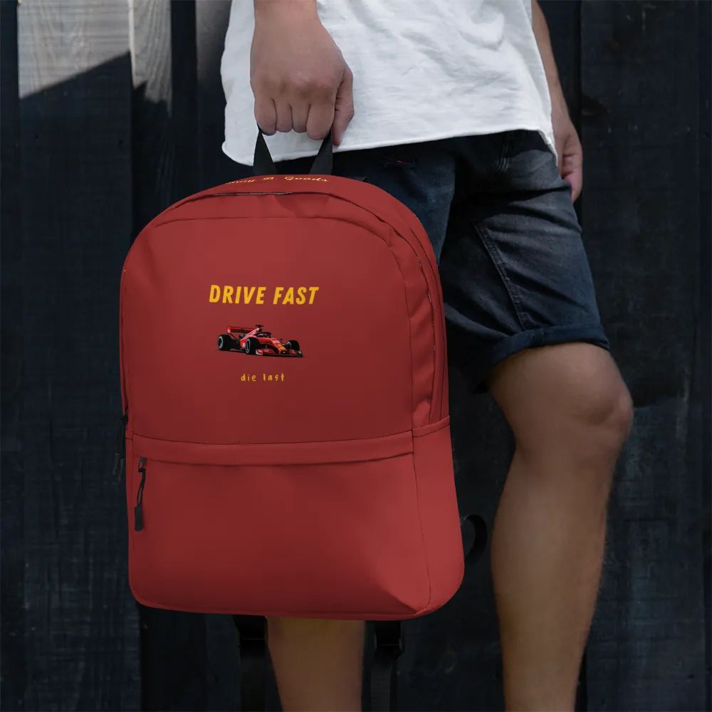Drive Fast Die Last - Backpack