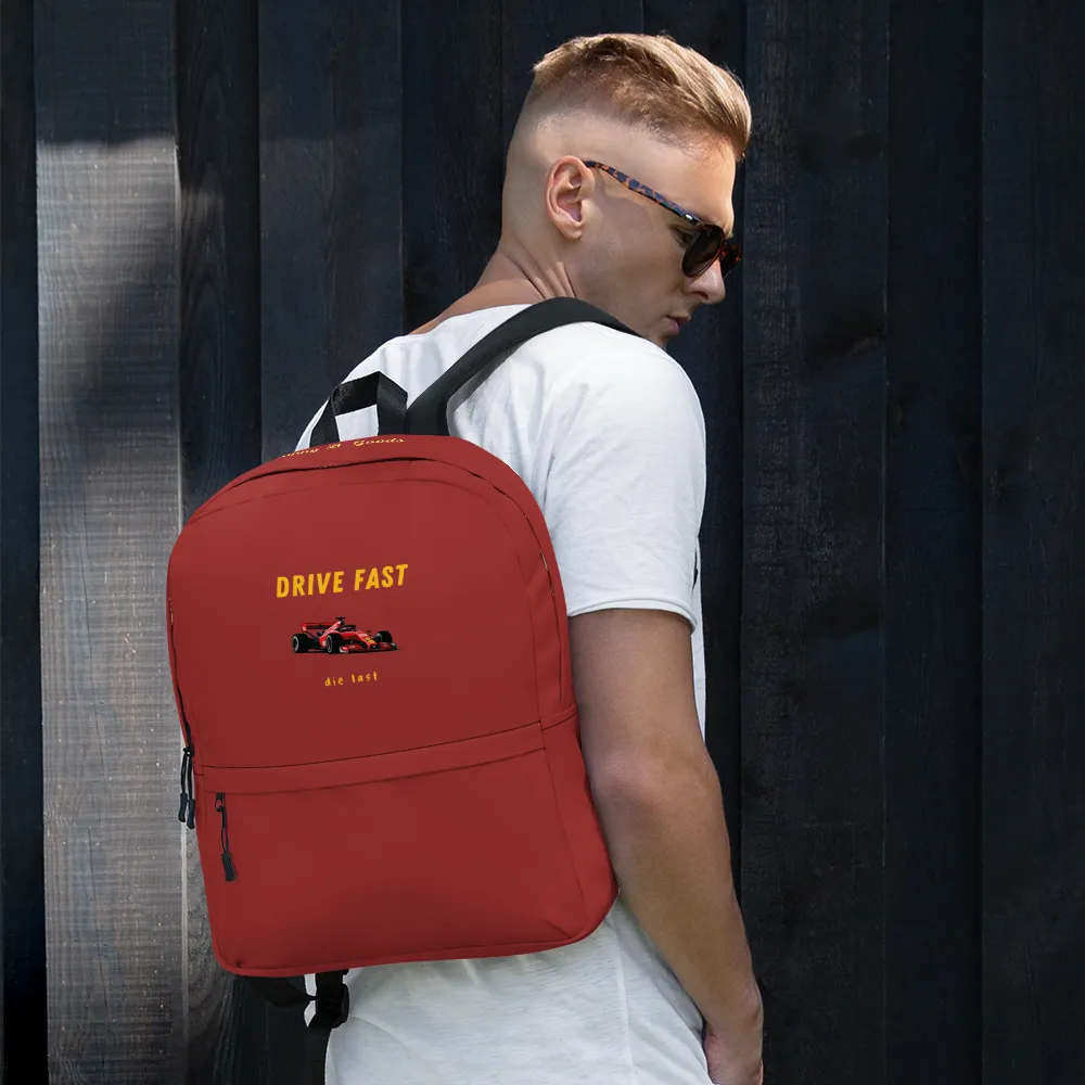 Drive Fast Die Last - Backpack