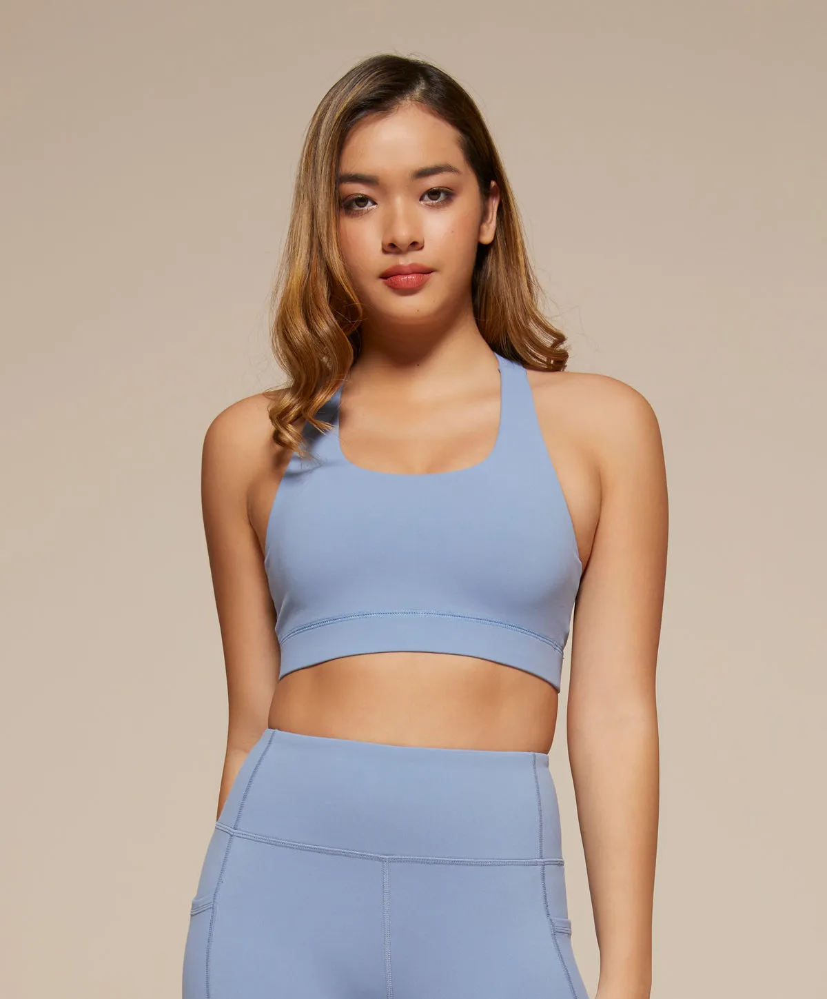 Energized Radiate Cut Out Racerback Sports Bra 206-2964C