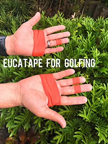 Eucatape Eucalyptus Infused Golf Grip Tape for Men & Women – Sweatproof Tape Heals and Protects from Blisters Cuts Dry Skin While Golfing Better Than Golf Gloves, Golf Gifts Grips and Accessories