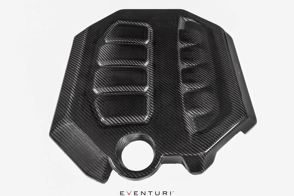 Eventuri VW Golf MK8 GTI / R Black Carbon Engine Cover