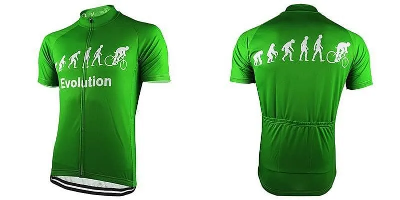 Evolution Of Man Cycling Jersey - Green