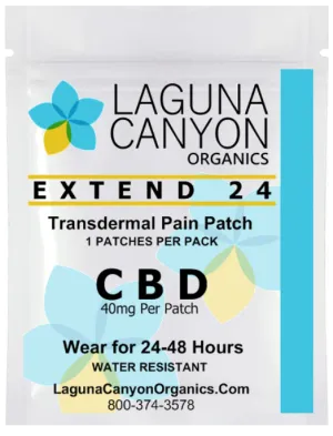 EXTEND - 24 HOUR Transdermal CBD Oil Patch 1 PACK