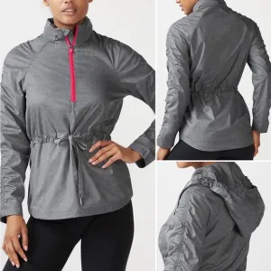 Fabletics Danielle 1/2 Zip Pullover Jacket Water Resistant New Without Tags M