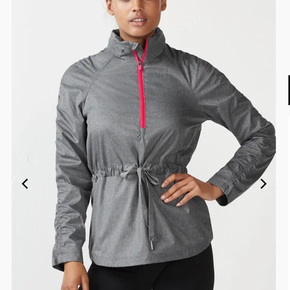 Fabletics Danielle 1/2 Zip Pullover Jacket Water Resistant New Without Tags M