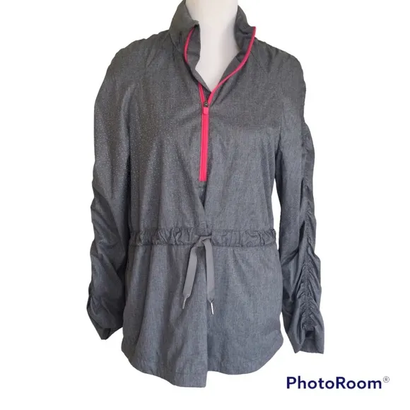 Fabletics Danielle 1/2 Zip Pullover Jacket Water Resistant New Without Tags M
