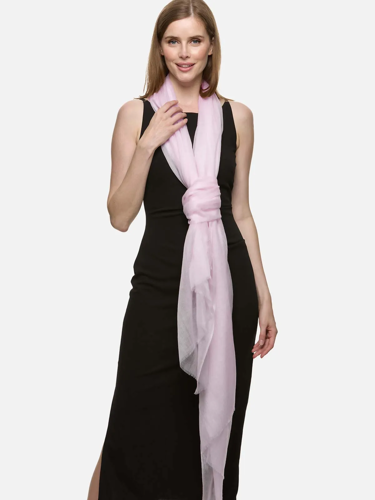 Featherlight Petal Cashmere Scarf