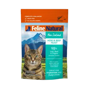 Feline Natural - Hoki & Beef Feast Pouch 85g (Case of 12)