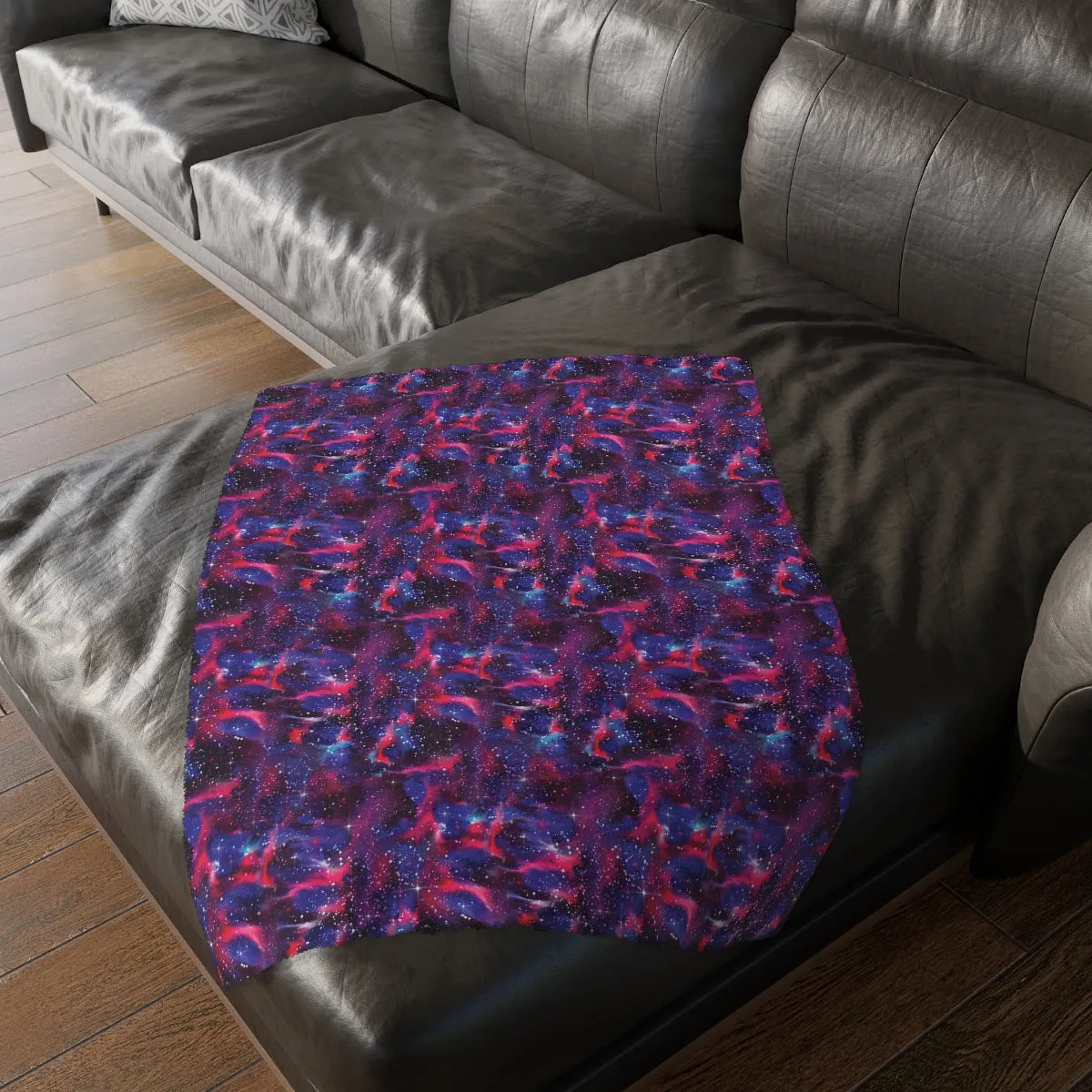 Firework Mouse Velveteen Minky Blanket (Two-sided print)