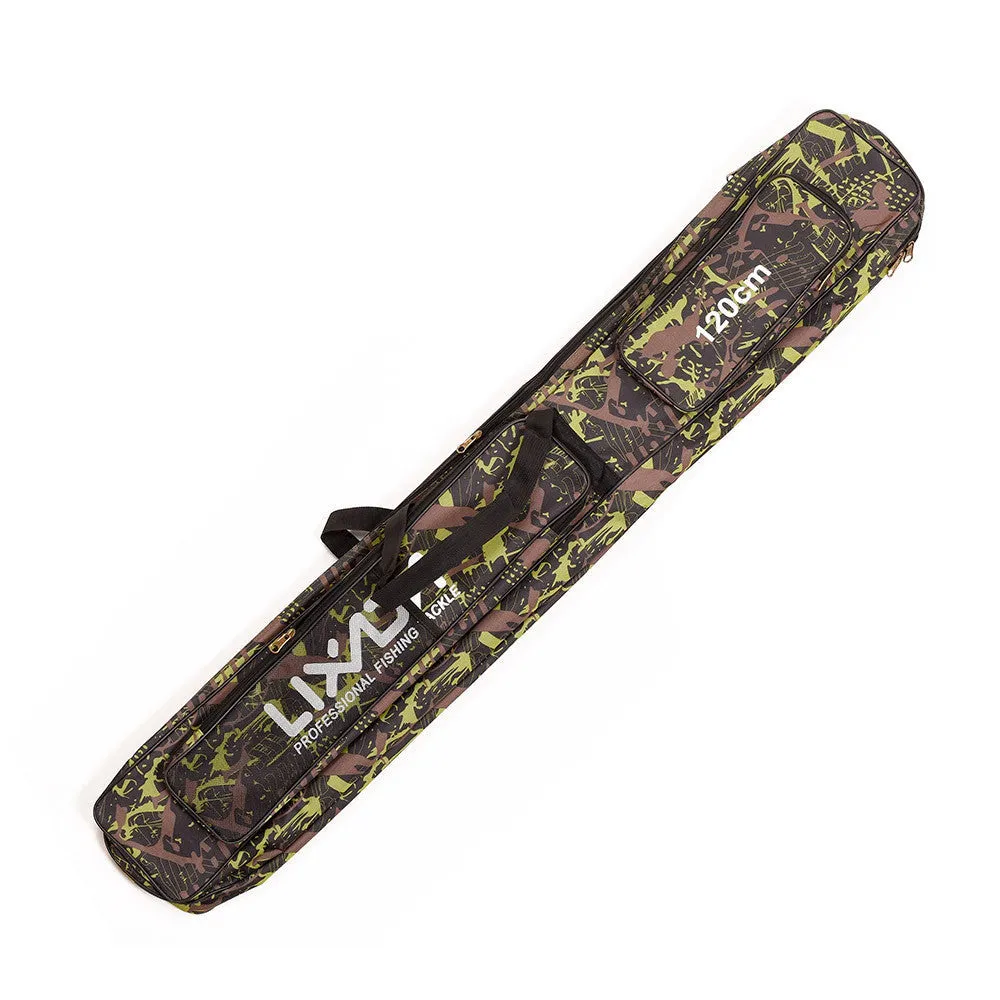 Fishing Tackle Bag 120/150cm Fishing Rod Bag Multifunctional Camouflage Double Layer Outdoor Fishing Bag Lixada Arrival