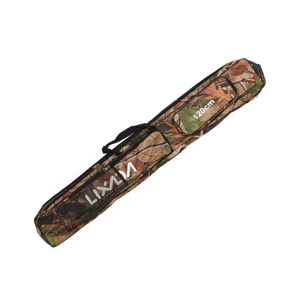 Fishing Tackle Bag 120/150cm Fishing Rod Bag Multifunctional Camouflage Double Layer Outdoor Fishing Bag Lixada Arrival