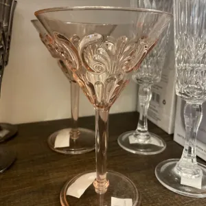 Flemington Acrylic Martini Glass | Pale Pink