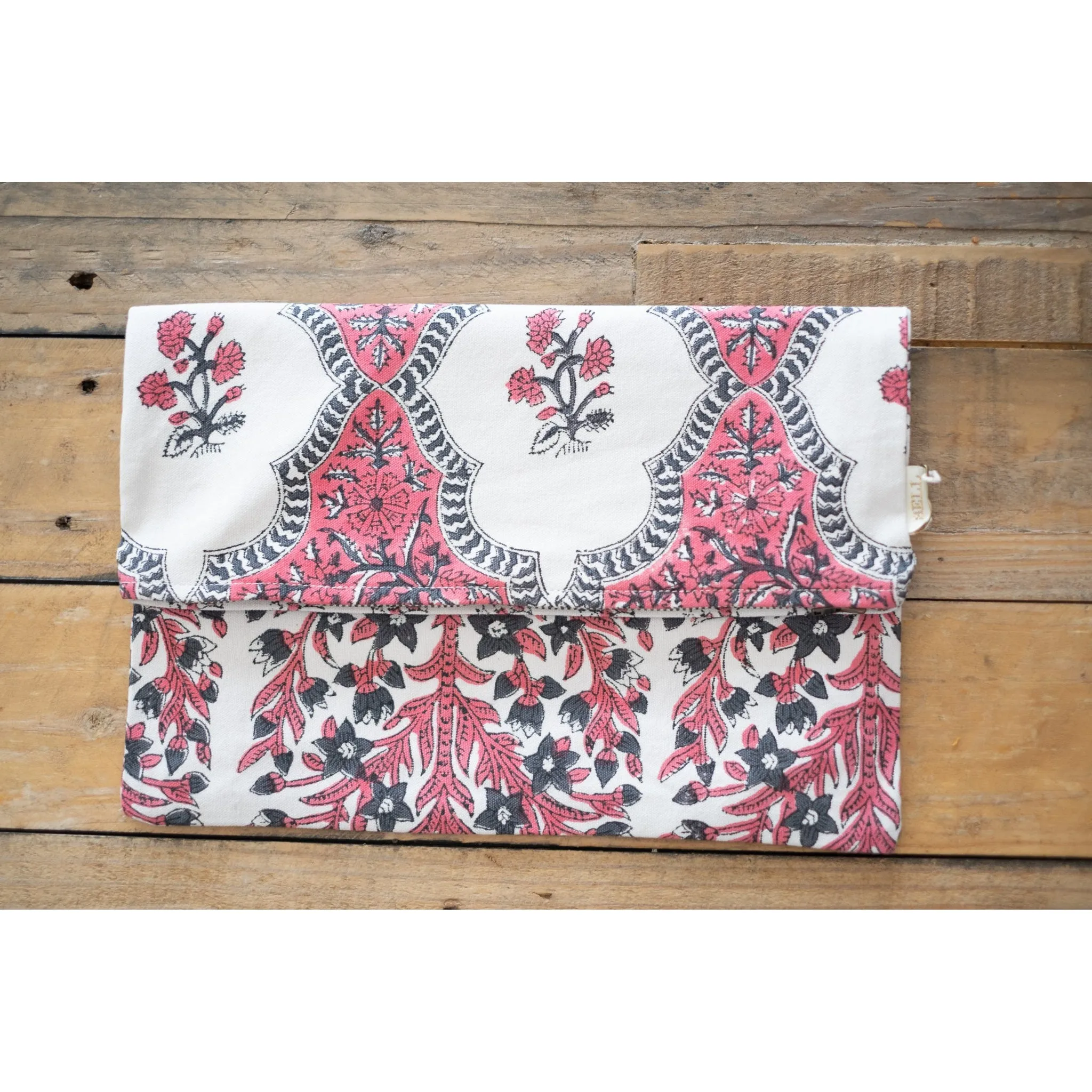 Fold Over Zipper Pouch - FINAL SALE